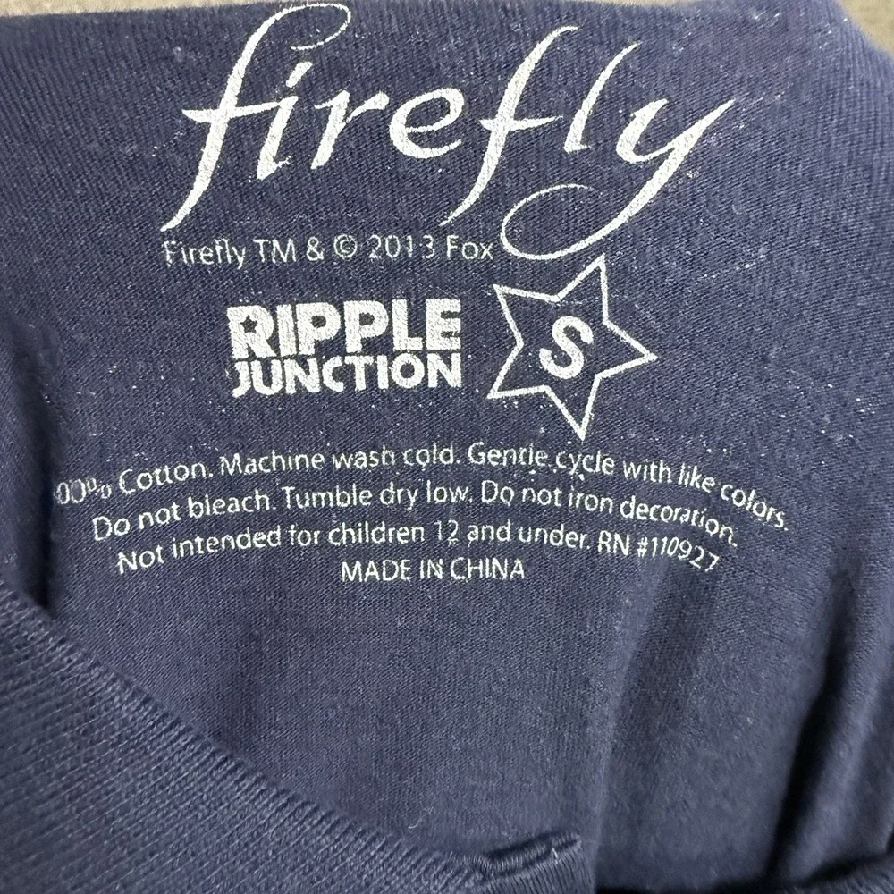 Firefly Blue Sun Corporation Logo Embroidered Polo Shirt Size Small Sci Fi‎